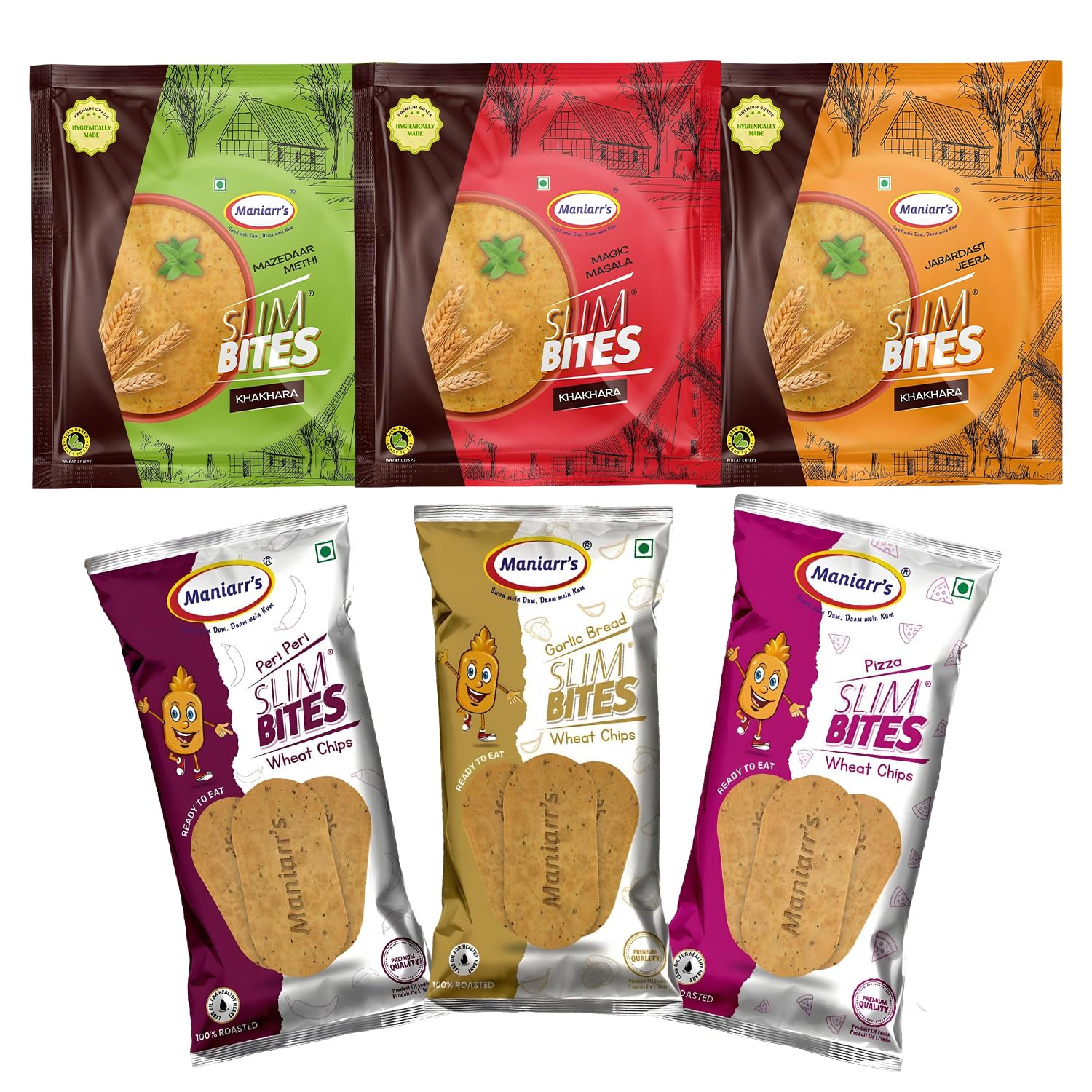 Maniarr's combo contains 6 (3 Big & 3 small) Maniarr's combo contains 6 (3 Big & 3 small)